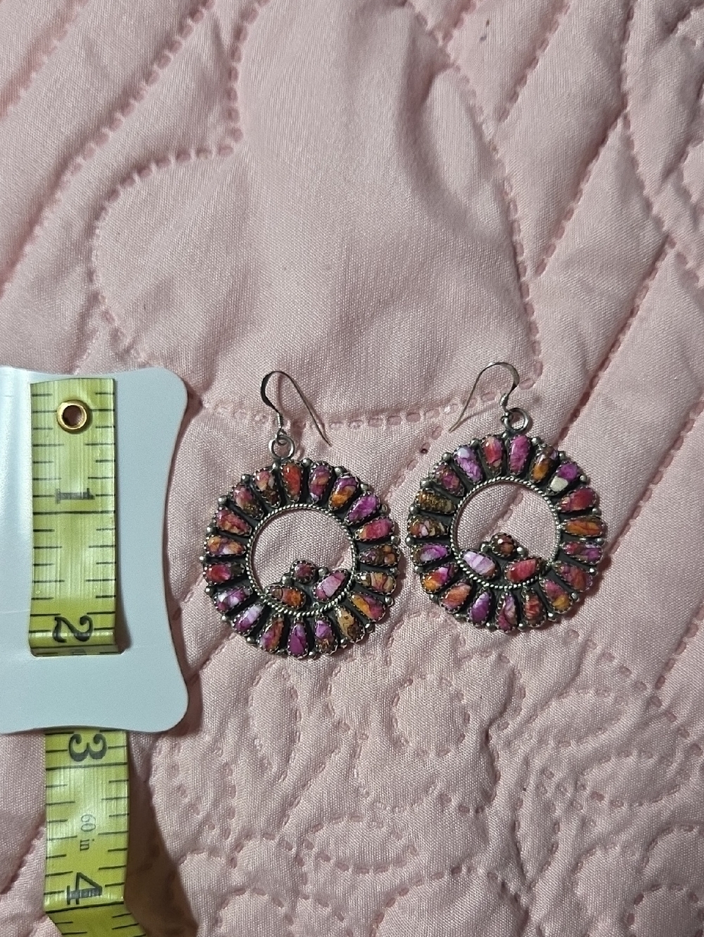 925 Sterling Silver Navajo Southwestern Earrings